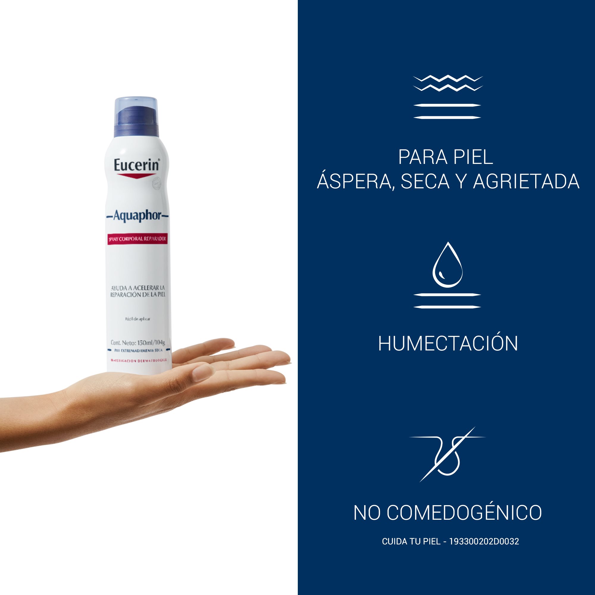 Ungüento en Spray para piel muy seca, piel Irritada Eucerin